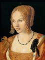 Porträt eines junge Venezia Frau Nothern Renaissance Albrecht Dürer